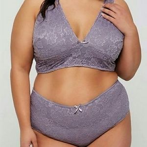 2 Rue21 lace bralette purple blue